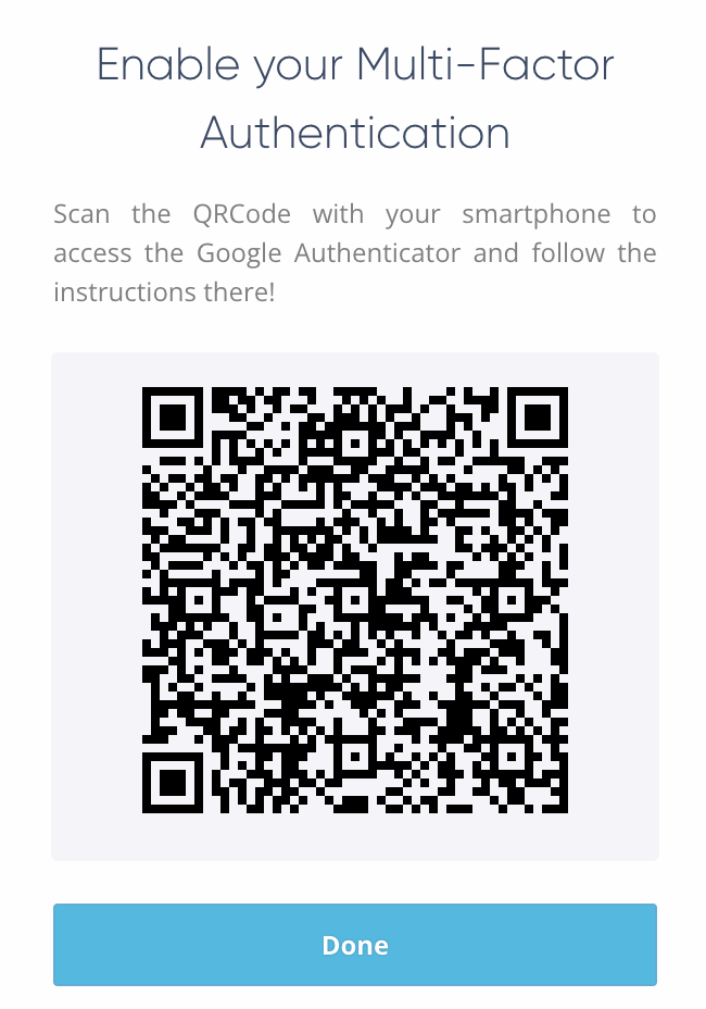 MFA QR Code