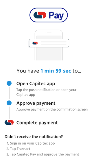 Capitec instructions